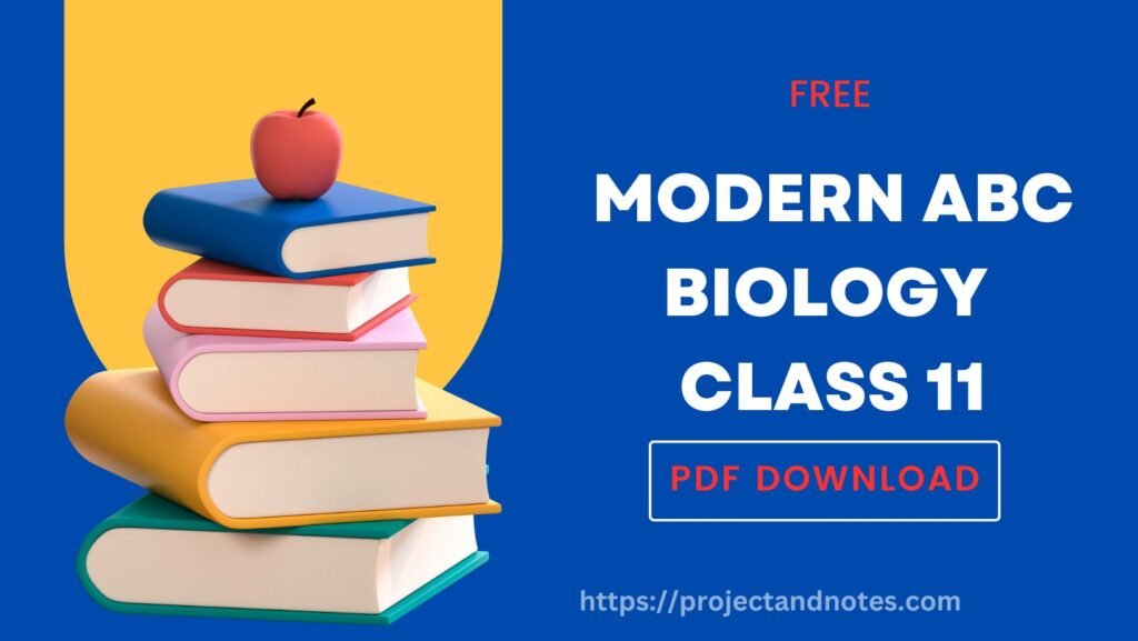 MODERN ABC BIOLOGY CLASS 11 PDF FREE DOWNLOAD