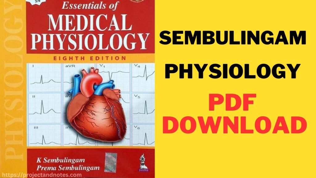 SEMBULINGAM PHYSIOLOGY PDF DOWNLOAD