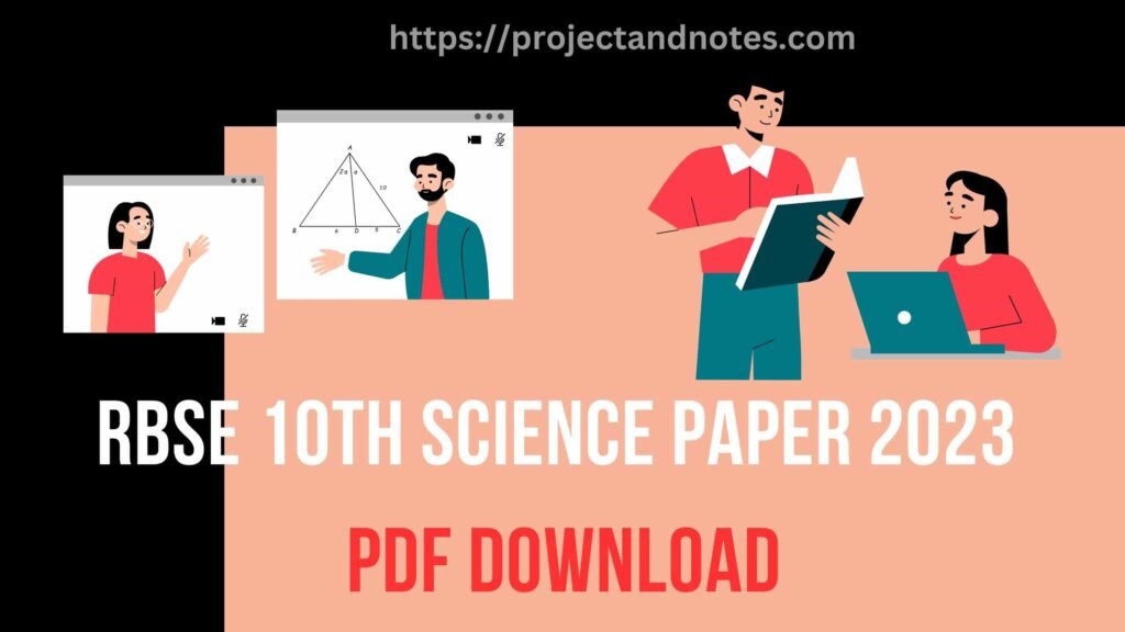 RBSE 10TH SCIENCE PAPER 2023 PDF DOWNLOAD 