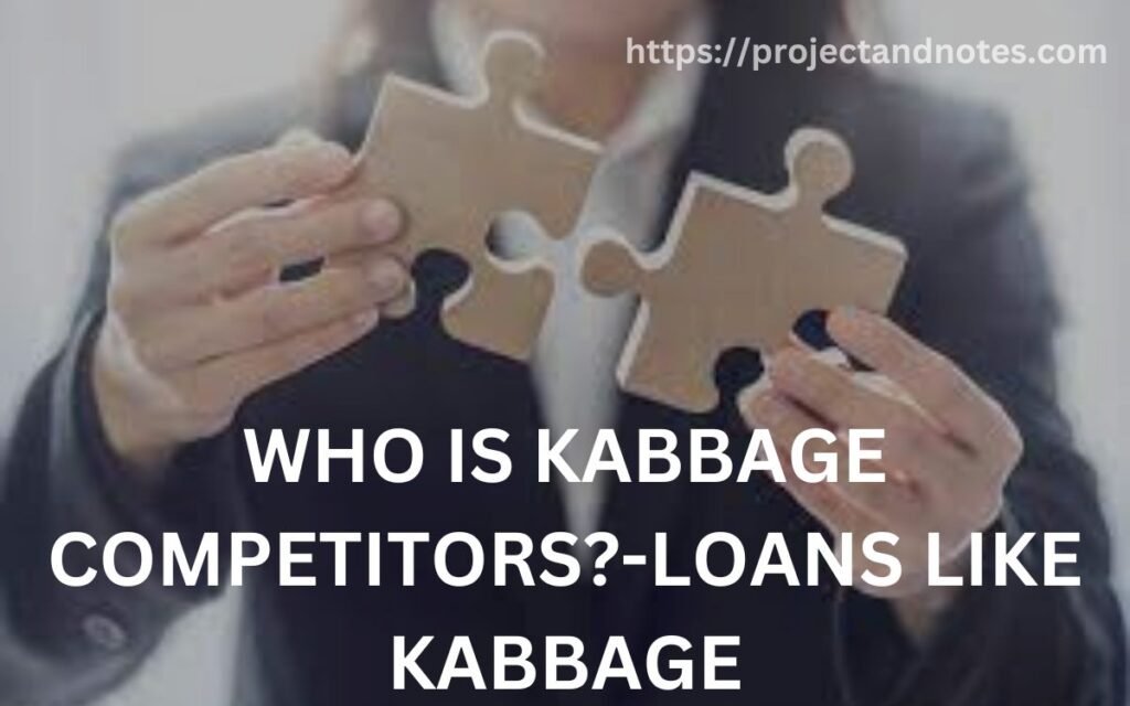 WHO IS KABBAGE COMPETITORS?-LOANS LIKE KABBAGE