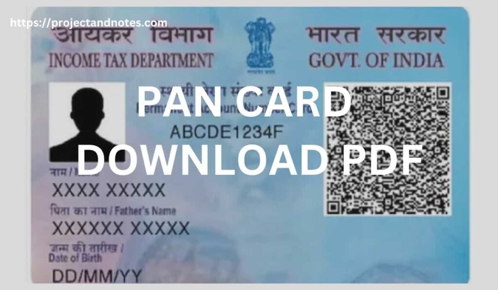 PAN CARD DOWNLOAD PDF |How can I download PAN card from mobile?